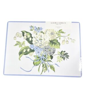 NEW Laura Ashley LILY OF THE VALLEY Cork Placemat Set/4
